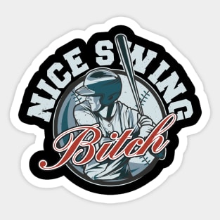 Nice Swing Bitch Sticker